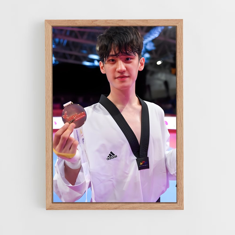Poster Maître en Kimono – affiche Taekwondo (vue 4)
